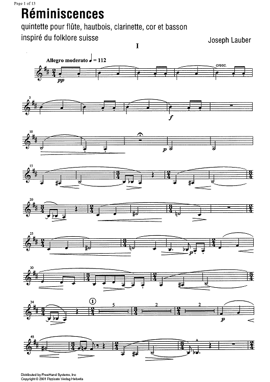 Réminiscences - Horn