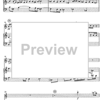 Adagio et fugue - Score