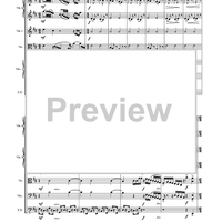 Descent Overture from Orpheus - Act II D Major - Score