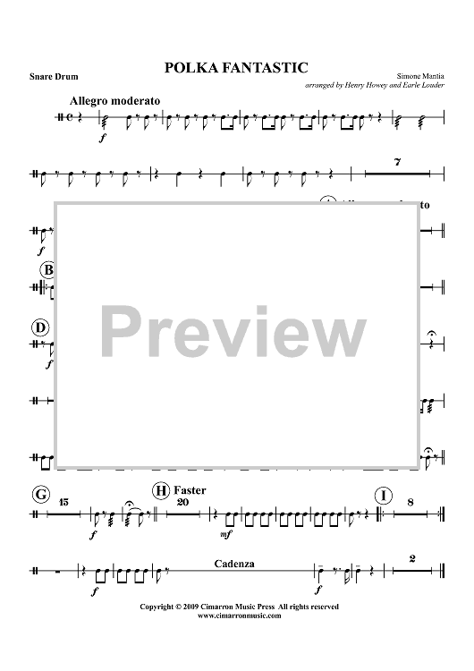 Polka Fantastic - Snare Drum