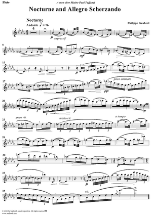 Nocturne and Allegro Scherzando - Flute