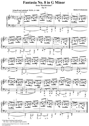 Kreisleriana, Op. 16: Schnell Und Spielend