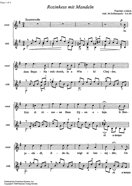 Rozinkess mit Mandeln