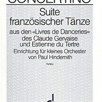 Suite französischer Tänze - Score