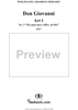 "Mà qual mai s'offre, oh Dei", No. 2 from "Don Giovanni", Act 1, K527 - Full Score