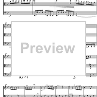 String Trio Bb Major D581A - Score