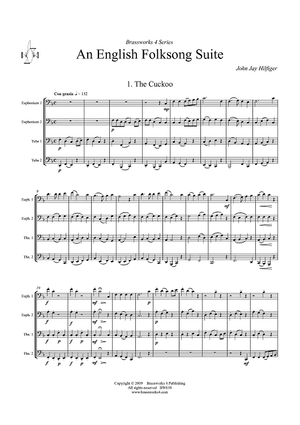 An English Folksong Suite - Score