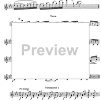 Prelude, Theme and Variations - Violin