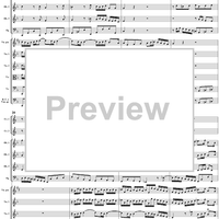 Brandenburg Concerto No. 1: Movement 1 - Score
