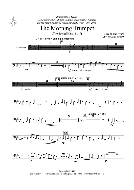 The Morning Trumpet - Trombone