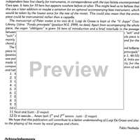 Mottetto pel SS.mo Sacramento - Preface