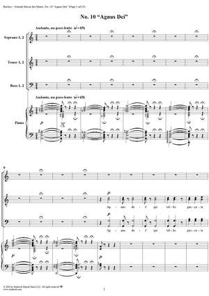 Grande Messe des Morts (Requiem), No. 10: Agnus Dei