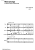 Musica per cinque - Score