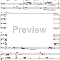 String Quartet No. 2, Movement 3 - Score