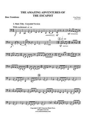 The Amazing Adventures of The Escapist - Bass Trombone