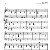 Peacherine Rag - Piano