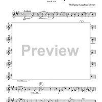 Ave Verum Corpus - K. 618 - Part 2 Clarinet in Bb