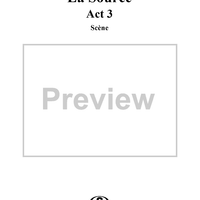 La Source, Act 3, No. 25: Scène