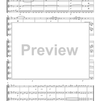 Allegro from Divertimento No. 3, K 166 - Score