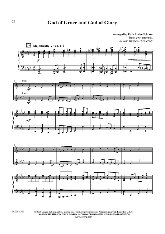 God of Grace and God of Glory