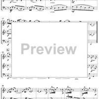 String Trio in B-Flat Major, Op. 1, No. 5 - Score