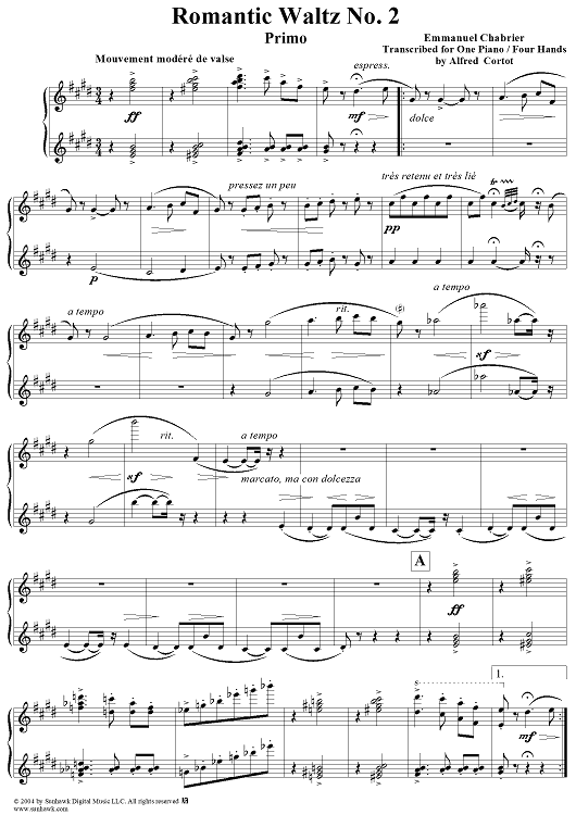 Romantic Waltz No. 2