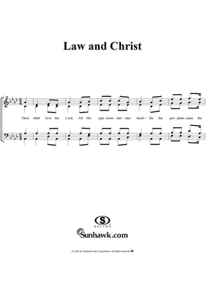 Law and Christ