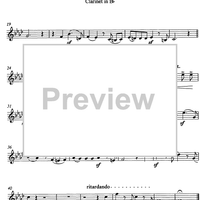 Intermezzo No. 4 - Clarinet