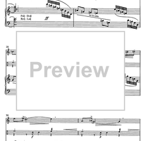 Destin (Symphonie à trois pour un drame) - Score