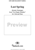 Last Spring, No. 2 from "Two Elegiac Melodies", Op. 34 - Full Score
