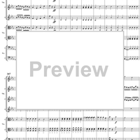 String Octet, Op. 20, Movement 4 - Score