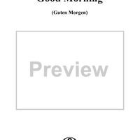 Good Morning, Op. 21, No. 2