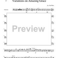 Variations on Amazing Grace - Euphonium
