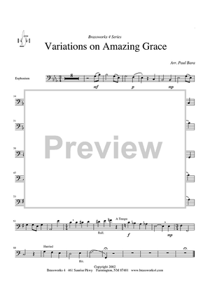 Variations on Amazing Grace - Euphonium