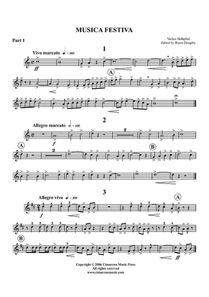 Musica Festiva - Trumpet 1