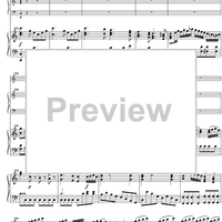 Concerto C Major KV299 - Score