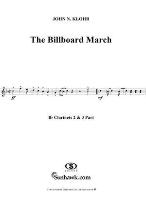 The Billboard March - Clarinets 2 & 3