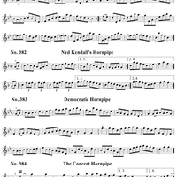 Nos. 381-397: Hornpipes and Clog Dances