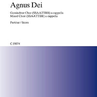 Agnus Dei - Choral Score