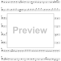 Trio Sonata in C Major  QV 2: Ahn. 3 - Cello