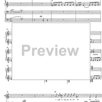 Canto dell'erba secca - Score