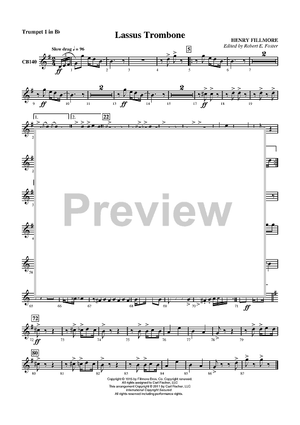 Lassus Trombone - Trumpet 1 in Bb
