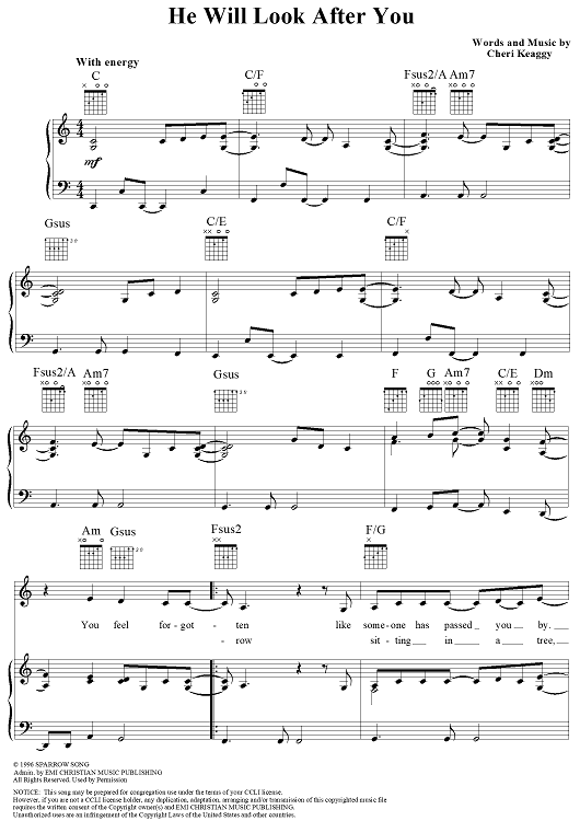 He Will Look After You