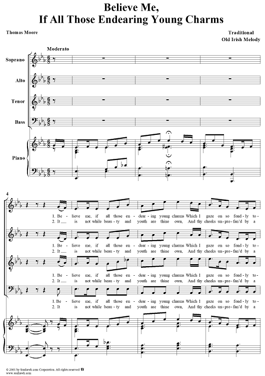 Believe Me, If All Those Endearing Young Charms