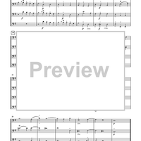 Concerto for Cello Quartet - Score