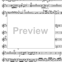 Music for the Royal Fireworks HWV 351 - Trumpet in E-flat
