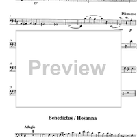 Messe solenne [set of parts] - Bassoon