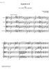String Quartet No. 5 Bb Major D68 - Score