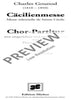 Messe solennelle de Sainte Cécile - Cäcilienmesse - Choral Score