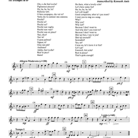 Ola, o che bon eccho! - Choir 1, Trumpet 1 in B-flat and C